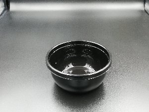 Plastic black cup ถ้วยพลาสติกใส่อาหารสีดำ